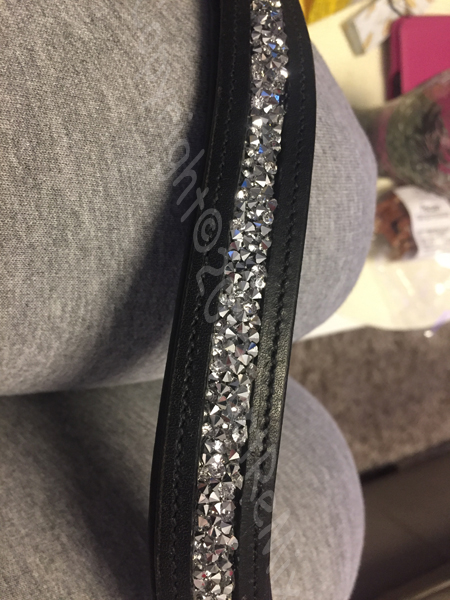 Stirnband mit Strasssteine eines Zaumes